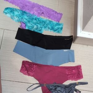 Victoria's Secret Lace and Seamless Panty Set